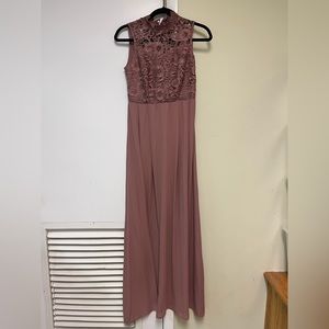 Pink maxi prob dress